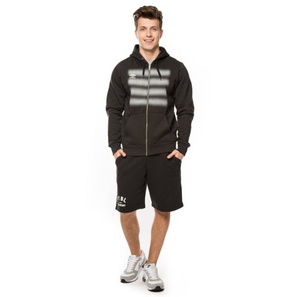 Bluza męska UMBRO BLUZA FOUR STRIPE MINI DIAMONDS ZIP THRU 64106u060 kolor czarny