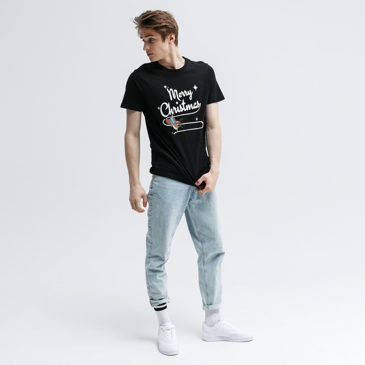 Koszulka męska FEEWEAR T-SHIRT SPARKLE fw39tsm73001 kolor czarny