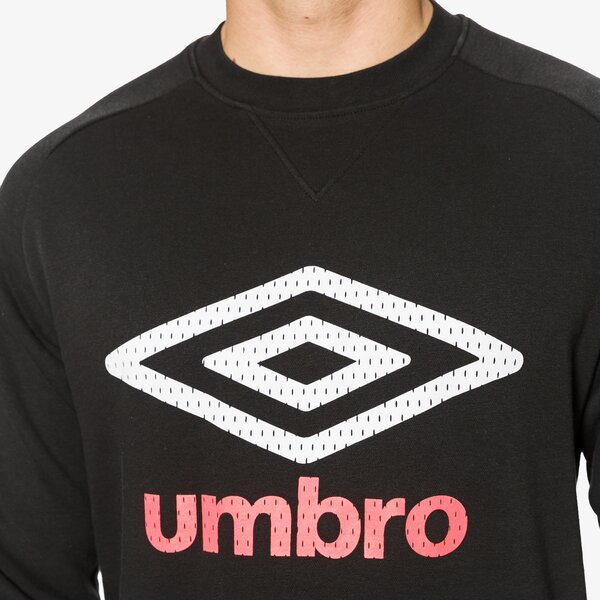 Bluza męska UMBRO BLUZA CREW NECK FLEECE 64552udra kolor czarny