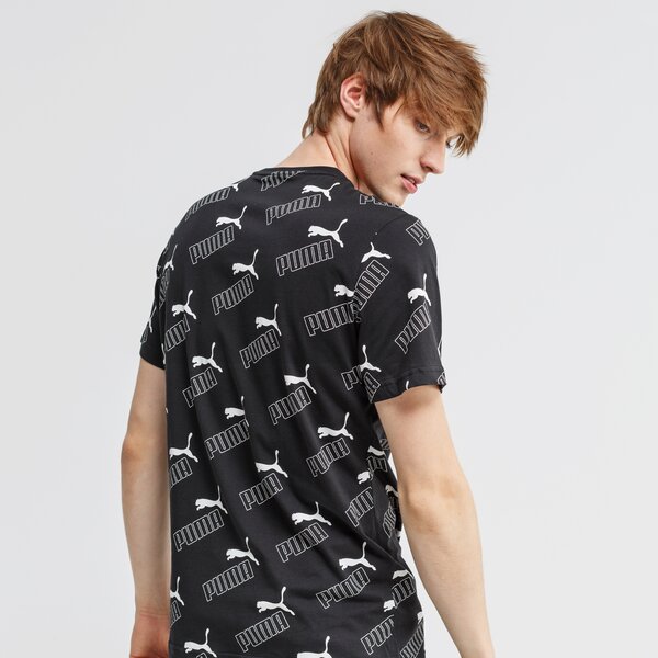 Koszulka męska PUMA T-SHIRT AMPLIFIED AOP 583511 01 kolor czarny