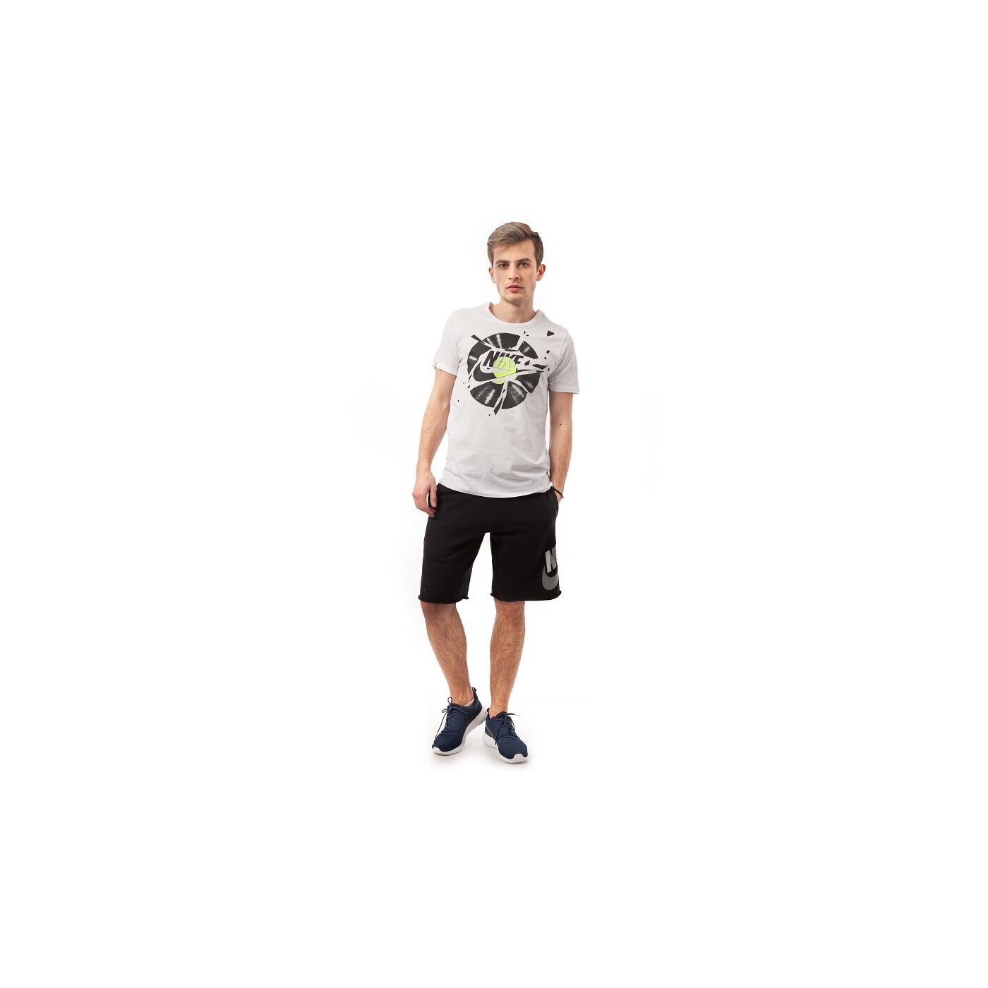Koszulka męska NIKE T-SHIRT BREAKING RECORDS 799040100 kolor biały