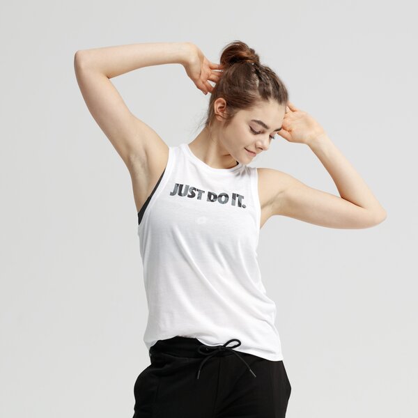 Top damski NIKE TANK W NSW PREP JDI bv7855-100 kolor biały