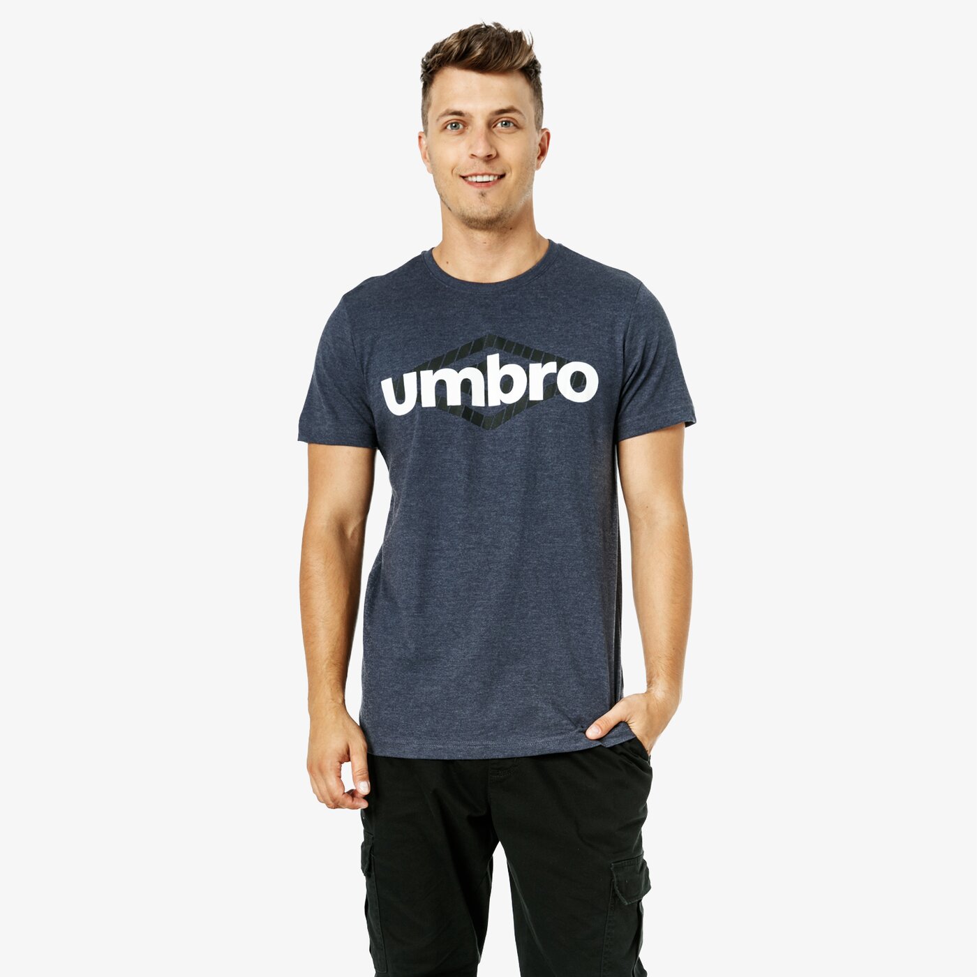 Koszulka męska UMBRO T-SHIRT SS ROBUST ul38tsm43002 kolor granatowy