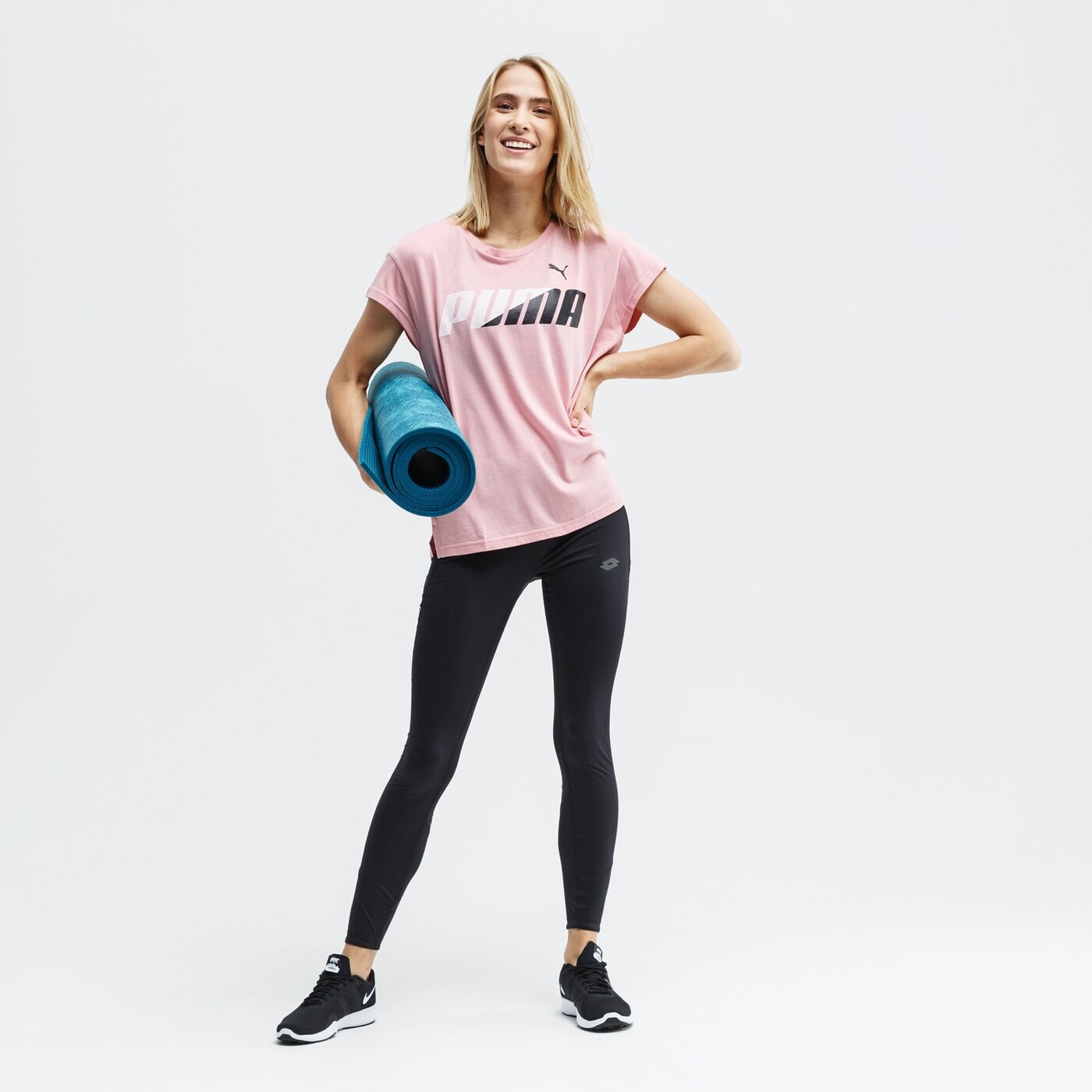 Koszulka damska PUMA T-SHIRT SS MODERN SPORT GRAPHIC 58007514 kolor różowy