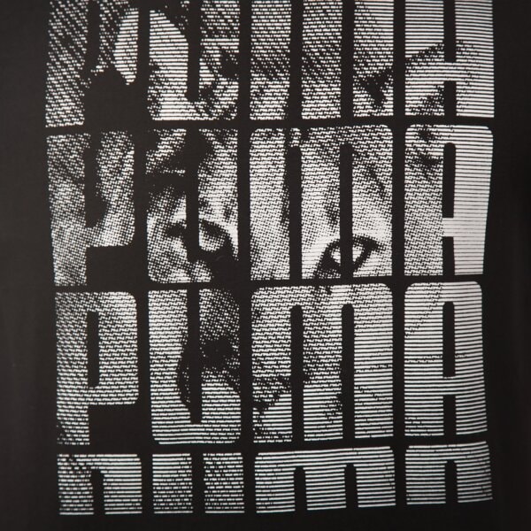 Koszulka męska PUMA T-SHIRT HIDING CAT TEE 83243101 kolor czarny