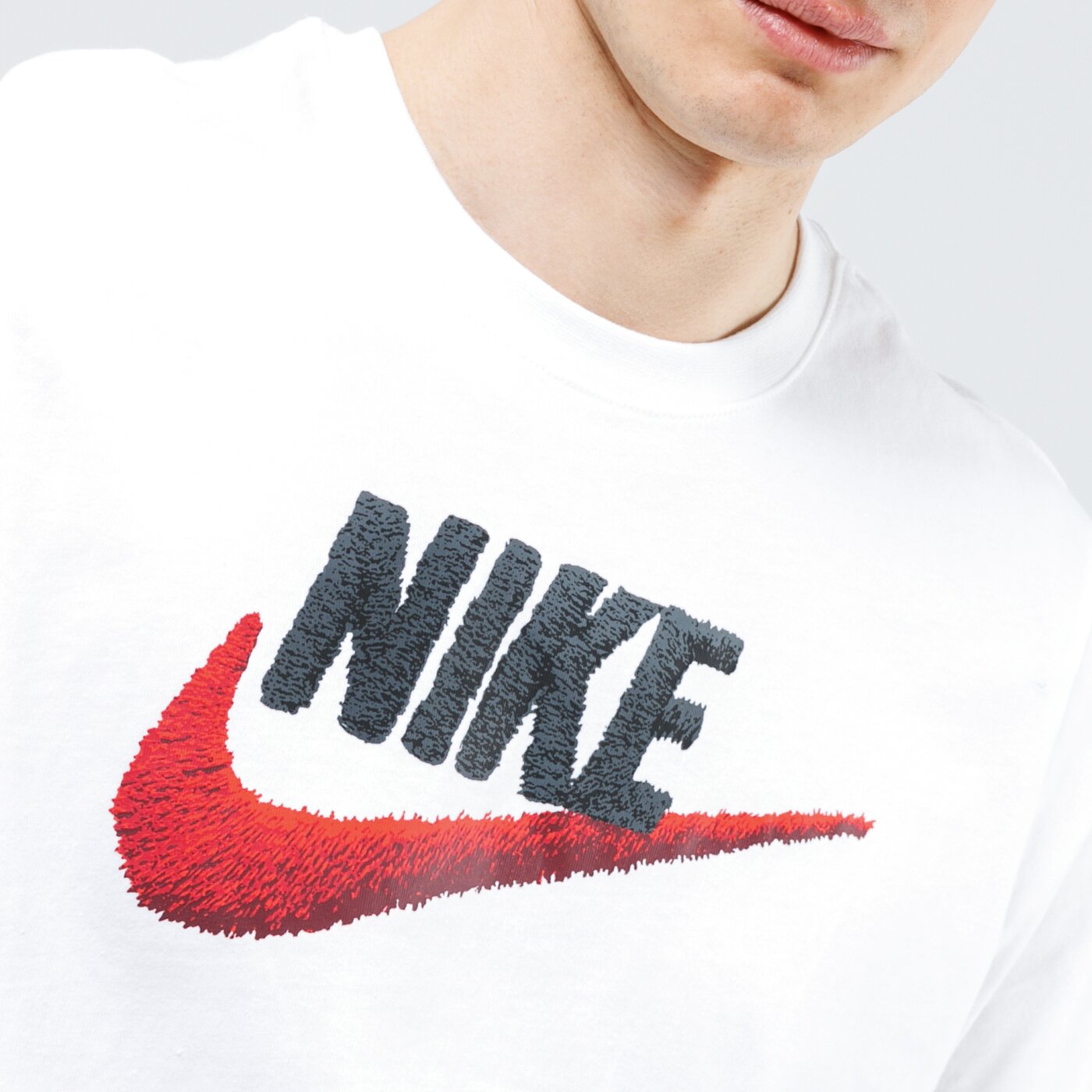 Koszulka męska NIKE T-SHIRT SPORTSWEAR CLUB ar4993-100 kolor biały