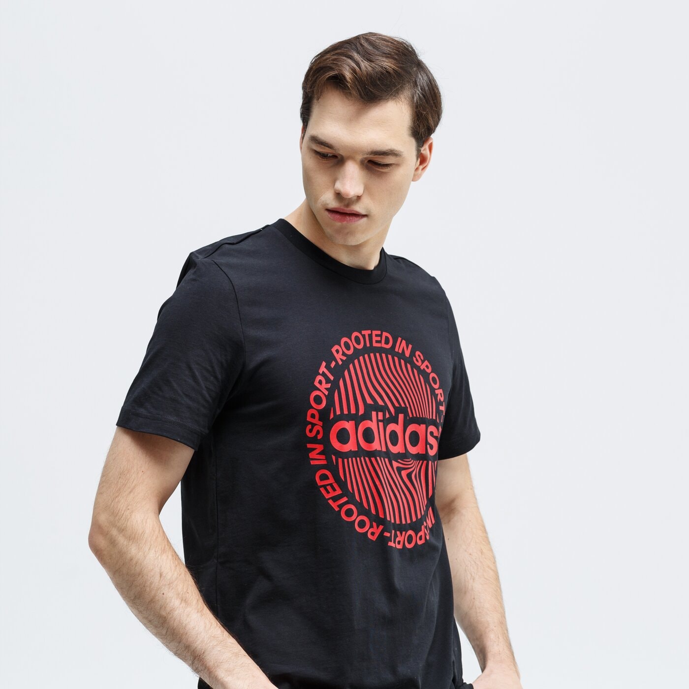 Koszulka męska ADIDAS T-SHIRT SS M CRCLD GRFX T ei4610 kolor czarny