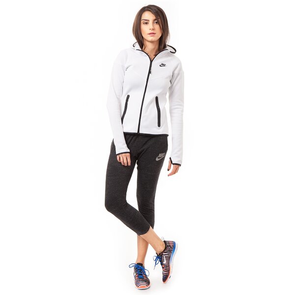 Spodnie dresowe damskie NIKE SPODNIE GYM VINTAGE CAPRI 668933010 kolor czarny