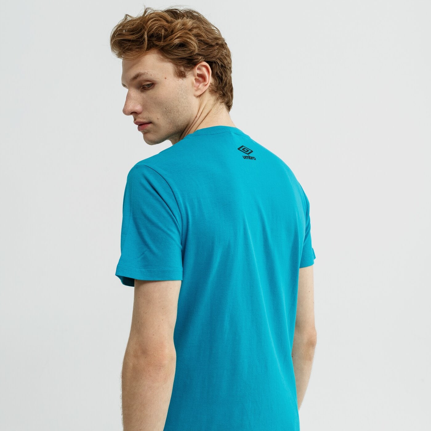 Koszulka męska UMBRO T-SHIRT SS GUFTER ul19tsm51001 kolor niebieski