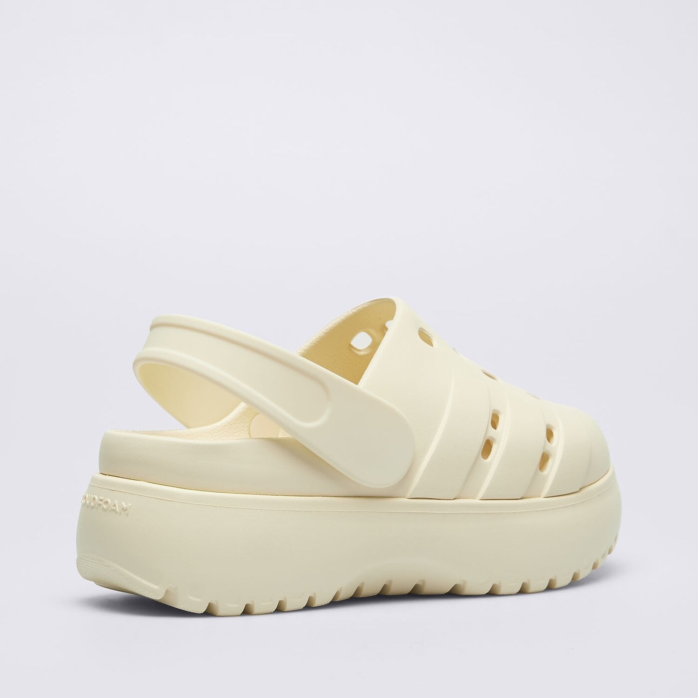 Sandały damskie ADIDAS ADILETTE CLOG PLATFORM jp7159 kolor beżowy