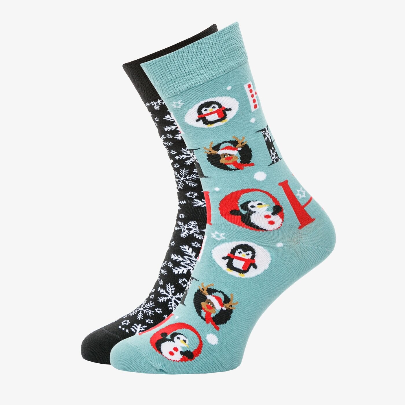 Skarpetki damskie UP8 SKARPETY ŚWIĄTECZNE BAUBLE 2 PAK up320ska77001 kolor multicolor