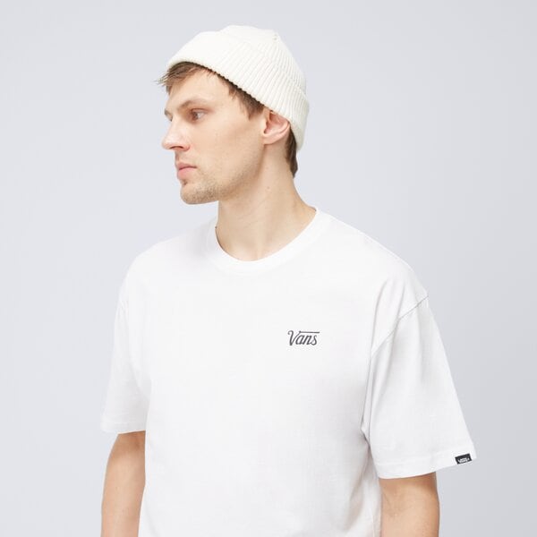 Koszulka męska VANS T-SHIRT MINI SCRIPT-B vn0a7y3swht1 kolor biały