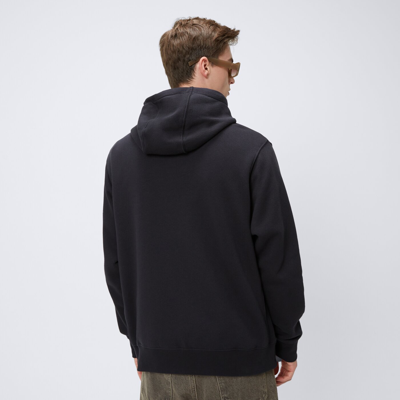 Bluza męska NIKE BLUZA Z KAPTUREM M NSW CLUB DT HOODIE FZ BB ESSENTIALS dq8384-012 kolor czarny