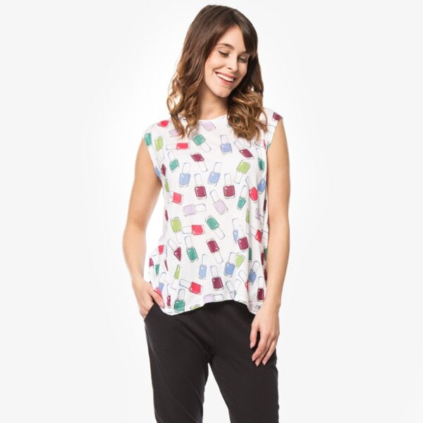 Koszulka damska LOTTO T-SHIRT GLOSS lo16tsd34001 kolor biały