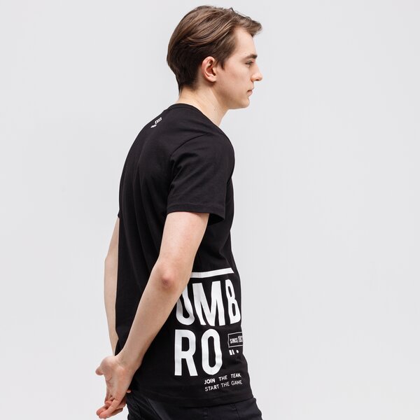 Koszulka męska UMBRO T-SHIRT AXSEN ul121tsm55002 kolor czarny