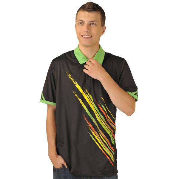 Koszulka polo męska ADIDAS POLO ADIZERO THEME POLO v39036 kolor czarny