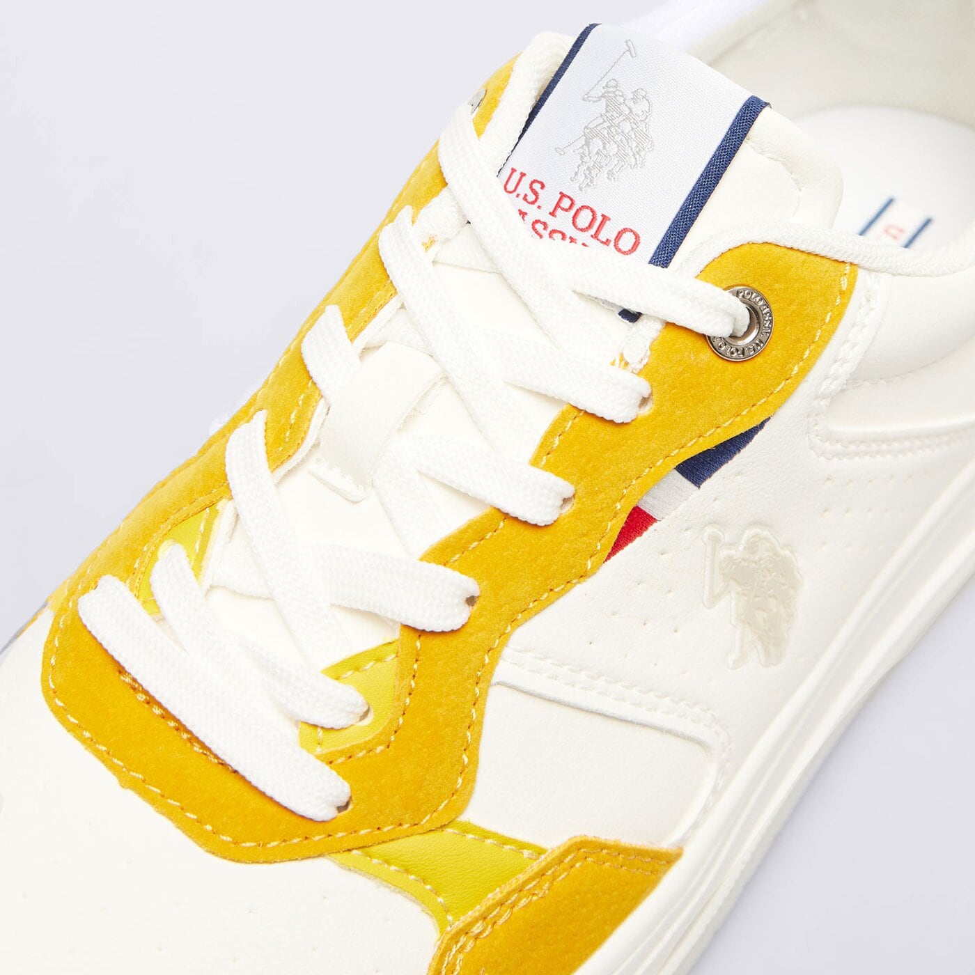 Buty sportowe męskie U.S. POLO ASSN. KOSMO001C kosmo001cwhiyel04 kolor biały