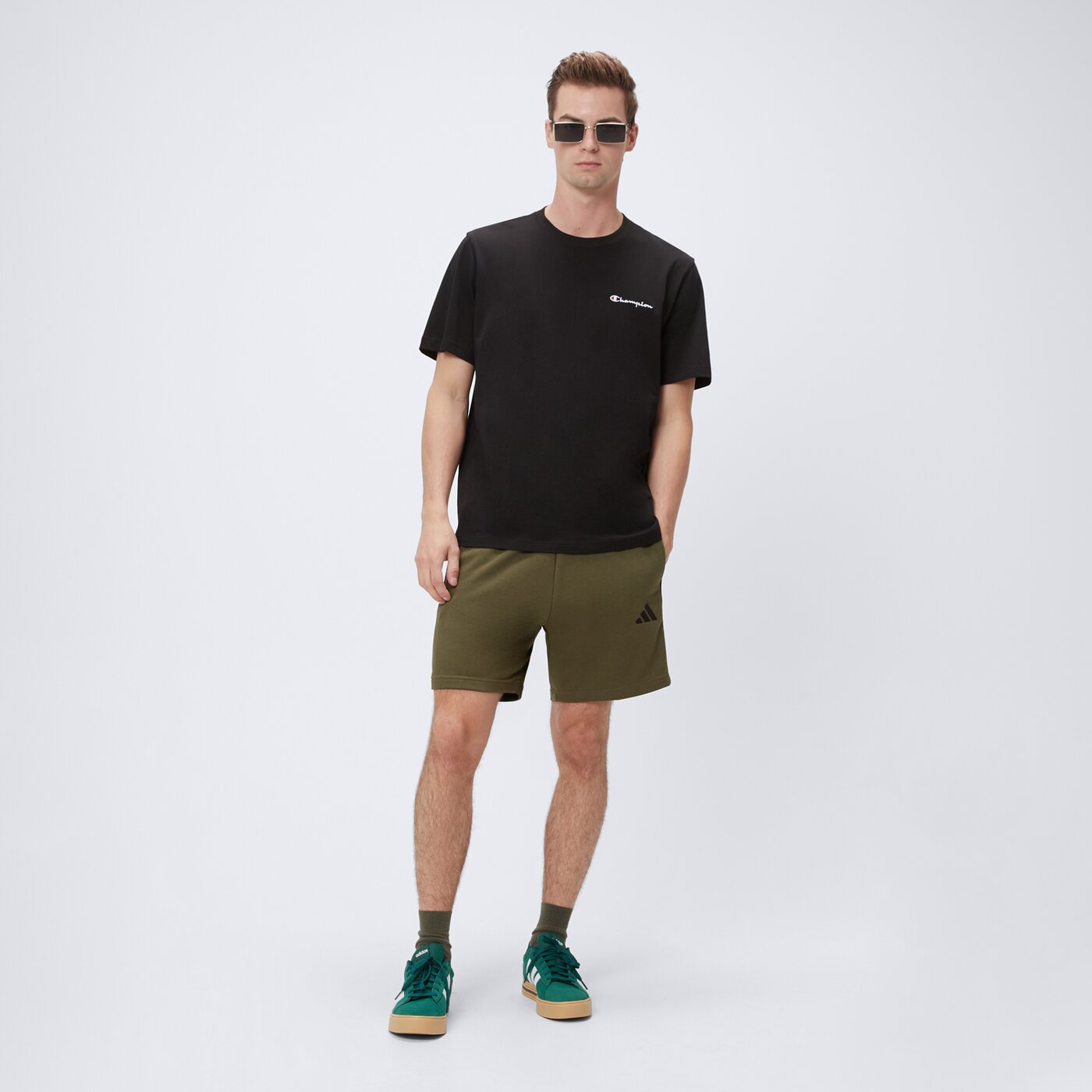 Spodenki męskie ADIDAS SZORTY M 3S FT SHO je6416 kolor khaki