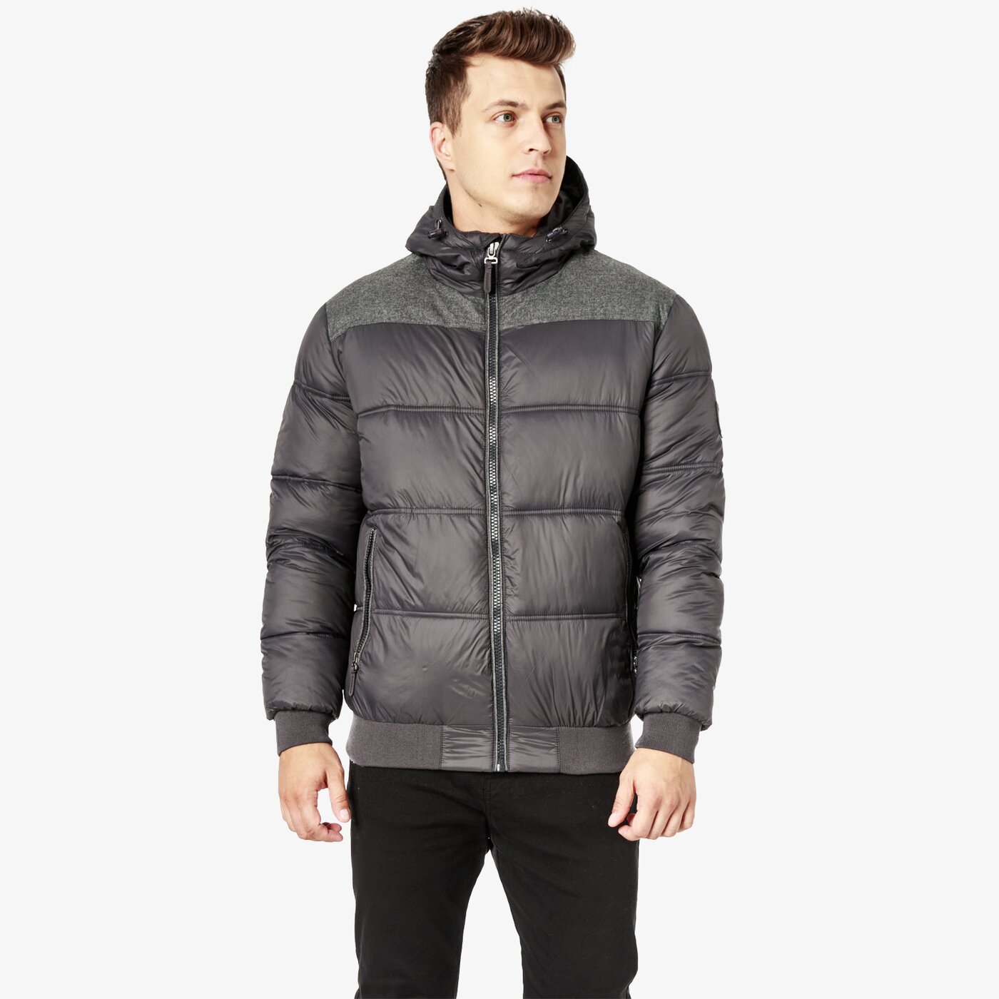 Kurtka zimowa męska FEEWEAR KURTKA AWAY fwv38kum01001 kolor szary