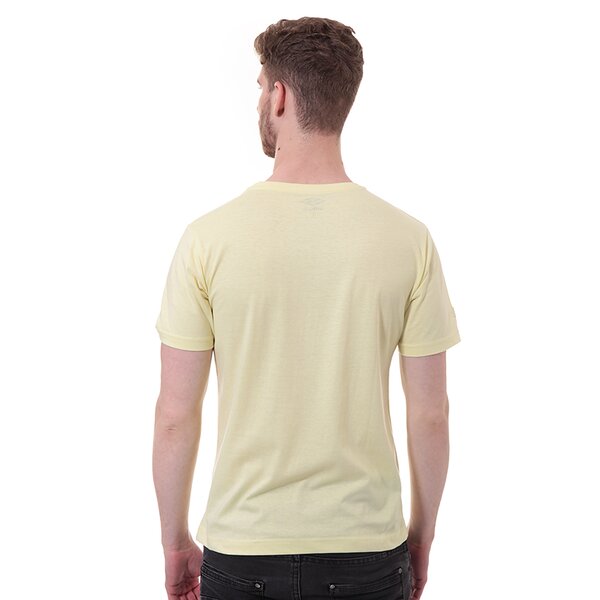 Koszulka męska UMBRO T-SHIRT EVANS um14tsmpr002 kolor żółty