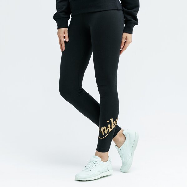 Spodnie dresowe damskie NIKE LEGGINGS W NSW GLITTER bv4522-010 kolor czarny