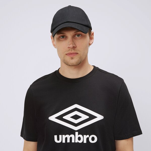 Koszulka męska UMBRO T-SHIRT LARGE LOGO 66413u-060 kolor czarny