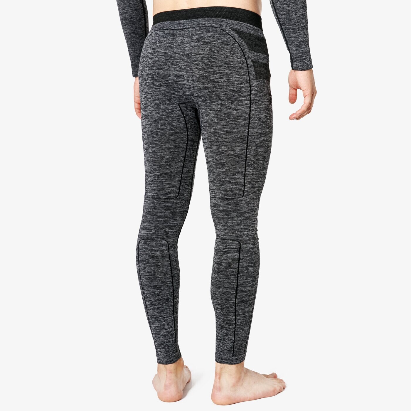 Spodnie dresowe męskie FEEWEAR LEGGINGS TERMICZNE GLACIER fw38bim02001 kolor szary