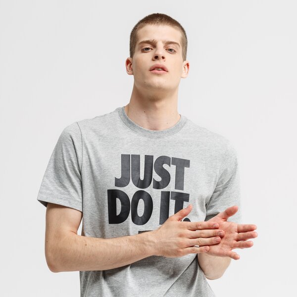 Koszulka męska NIKE T-SHIRT SS M NSW SS JDI 3 bv7662-063 kolor szary