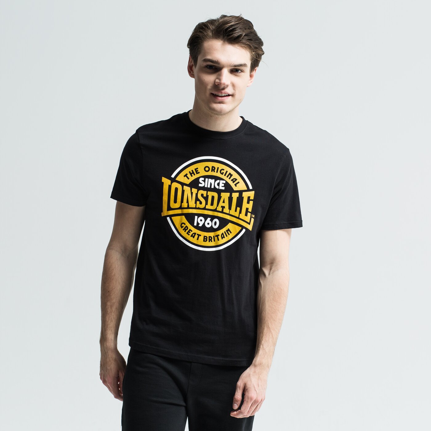 Koszulka męska LONSDALE T-SHIRT SS RICHBORNE 1139151000 kolor czarny