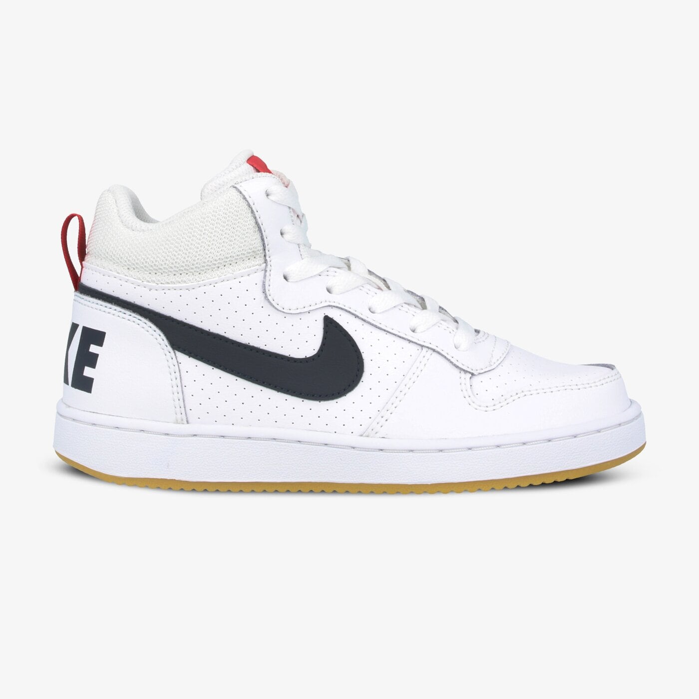Buty dziecięce NIKE COURT BOROUGH MID (GS) 839977-107 kolor biały