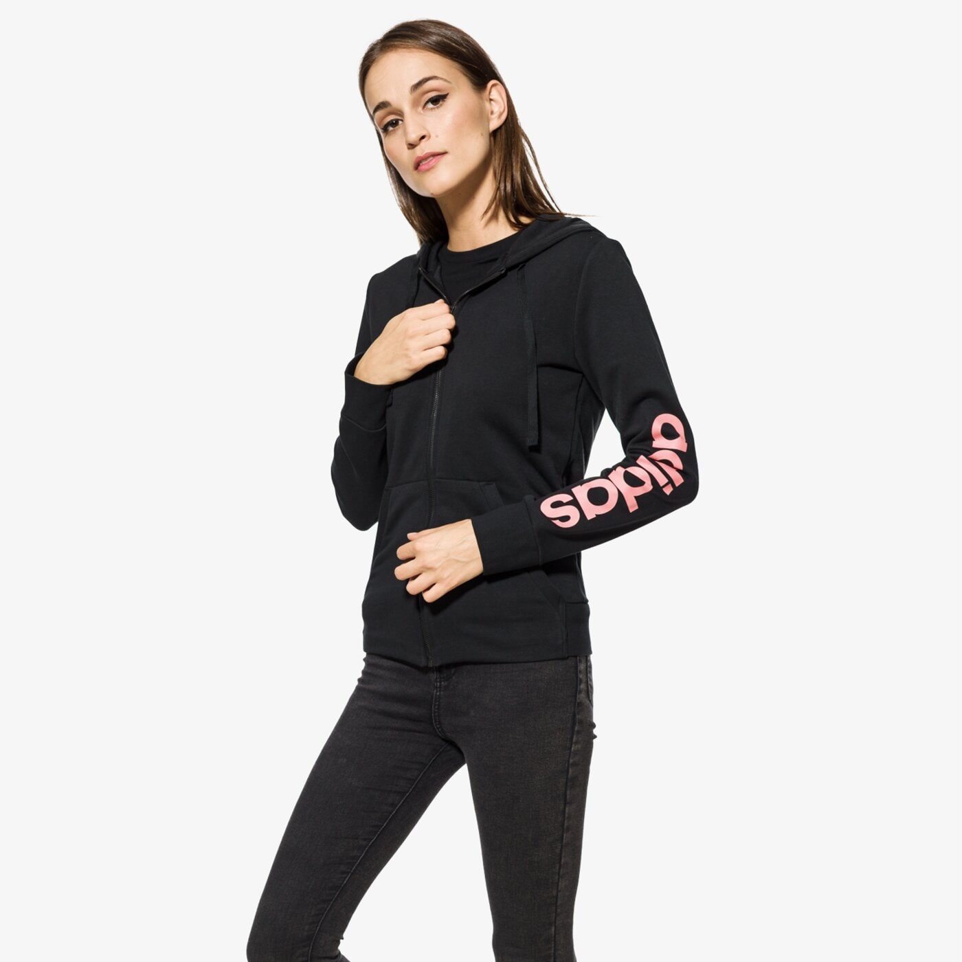 Bluza damska adidas Essentials Linear FZ HD BR2575