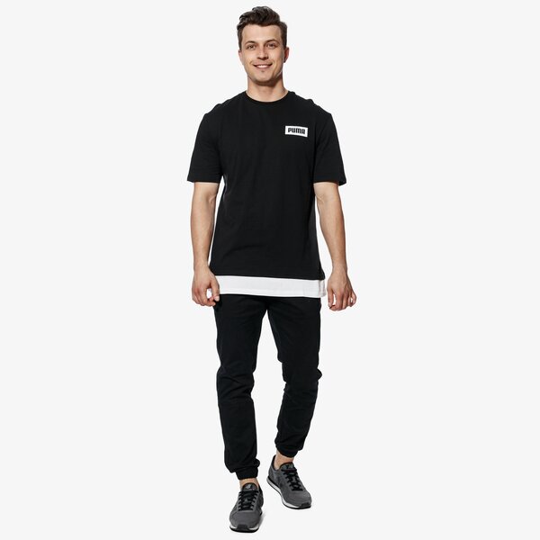 Koszulka męska PUMA T-SHIRT SS REBEL 85006801 kolor czarny