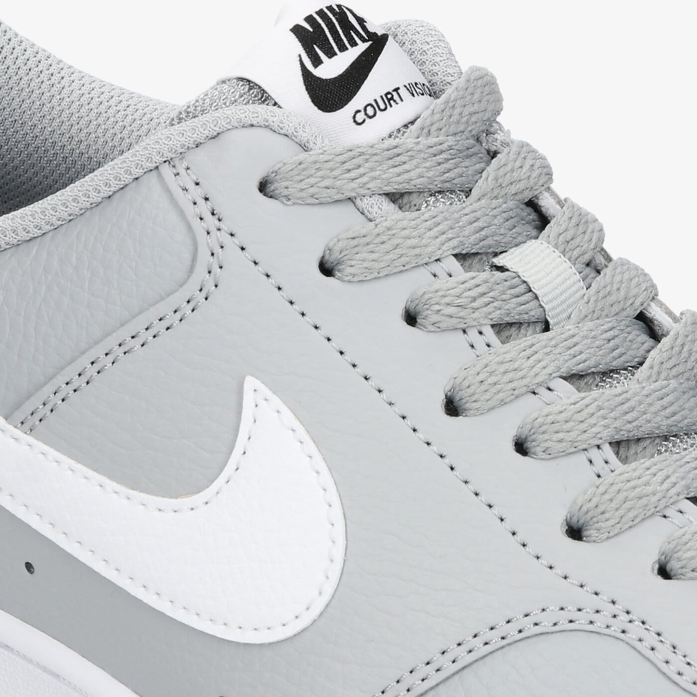 grey nike court vision low