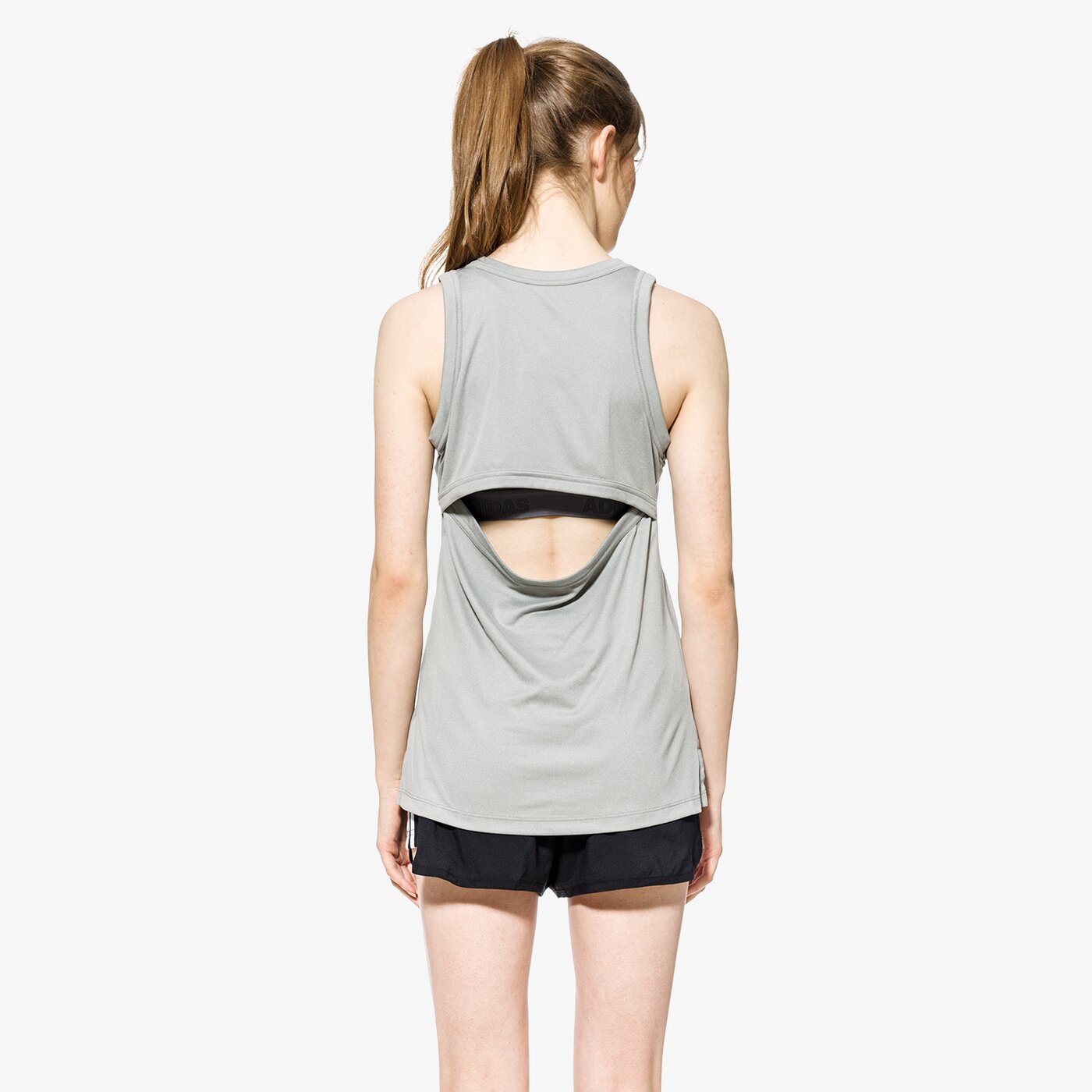 Top damski NIKE TANK W NK DRY SP18 889079-063 kolor szary