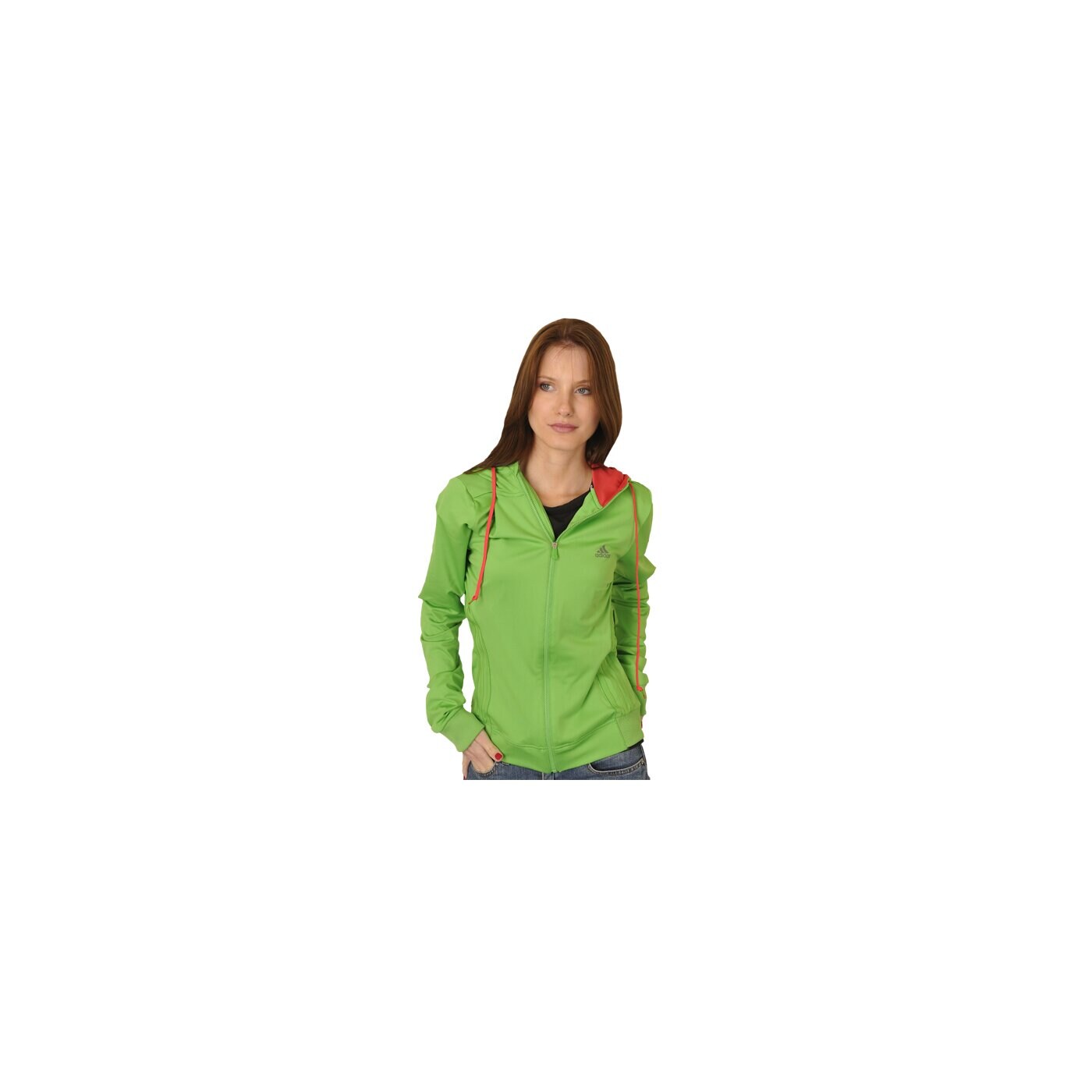 Kurtka przejściowa damska ADIDAS KURTKA SUPERNOVA TRACK JACKET W v39240 kolor zielony