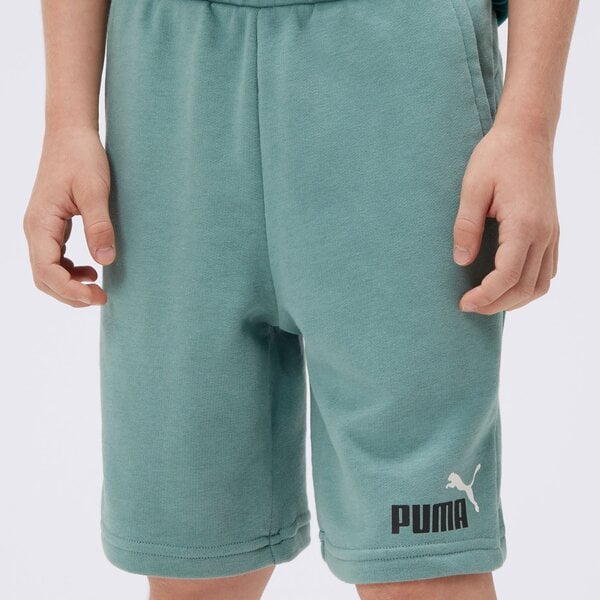 Spodenki dziecięce PUMA SZORTY ESS+ 2 COL TR B 58698984 kolor zielony