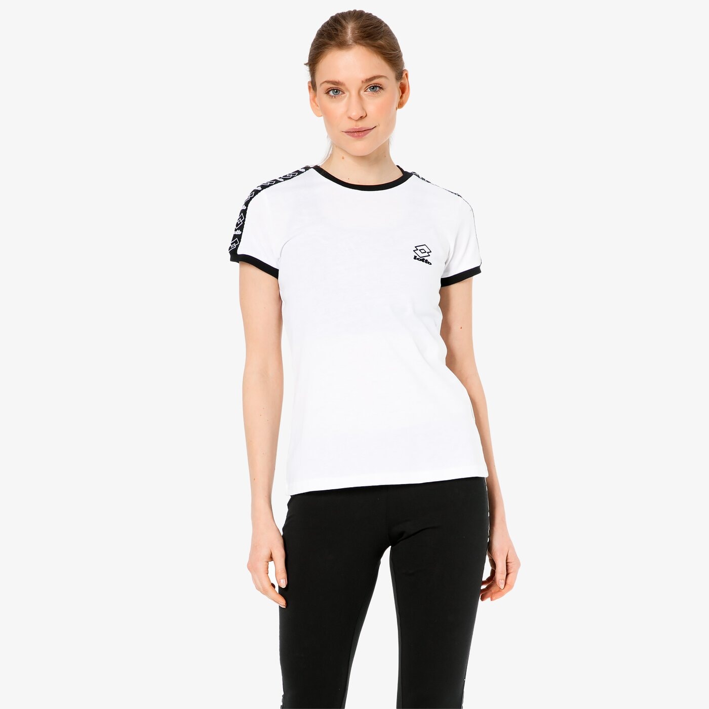Koszulka damska LOTTO T-SHIRT SS ATHLETICA II JS W 210886-07r kolor biały