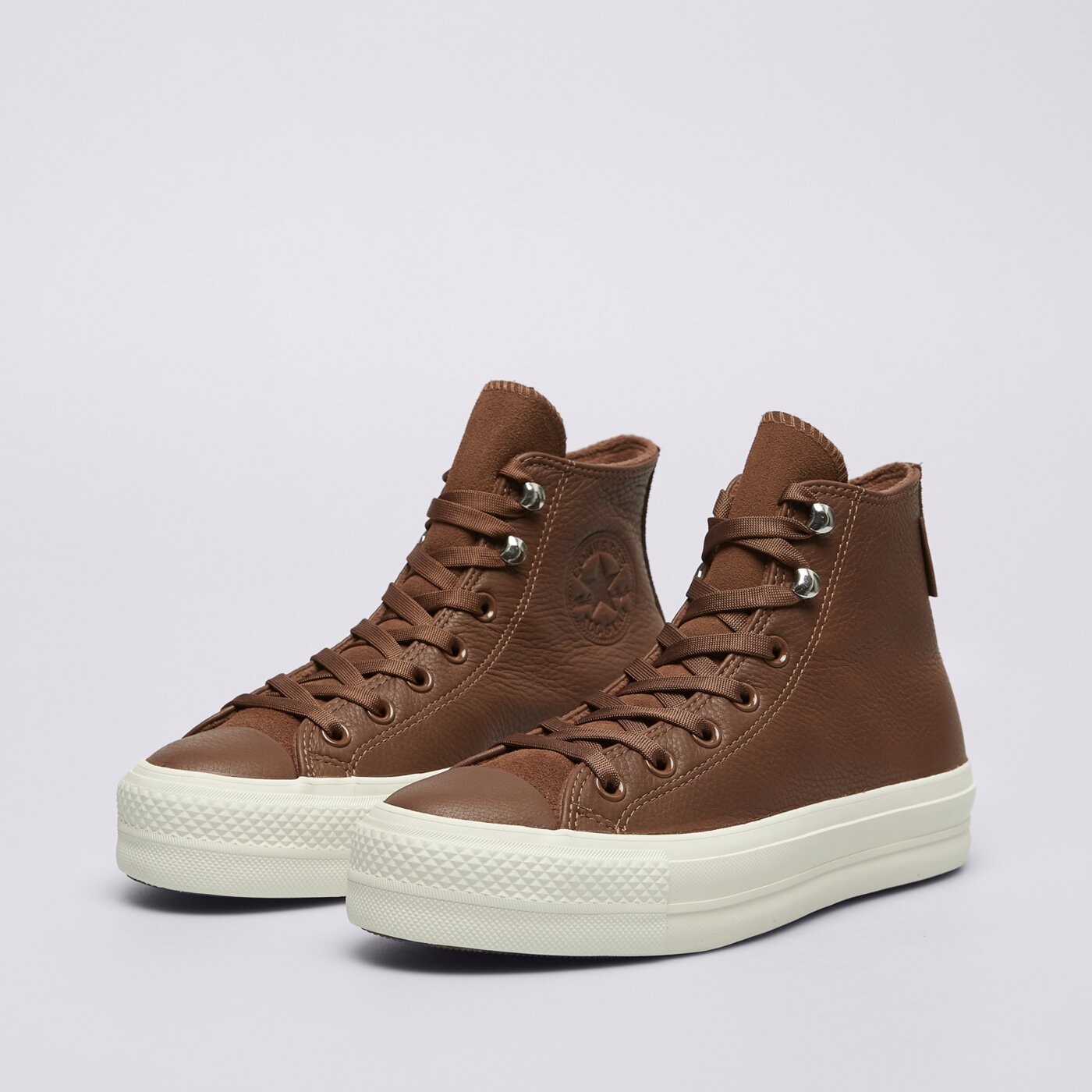 Buty sportowe damskie CONVERSE CHUCK TAYLOR ALL STAR LIFT a10362c kolor brązowy