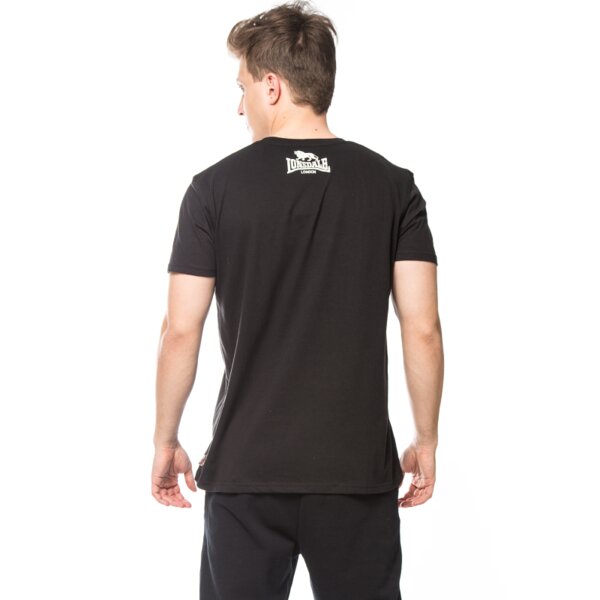 Koszulka męska LONSDALE T-SHIRT LOGO 1190831000 kolor czarny