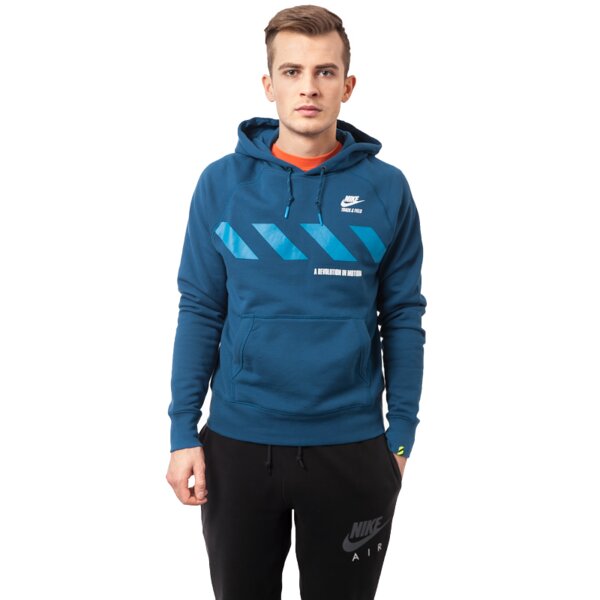 Bluza męska NIKE BLUZA NTF PO HOODY 650765496 kolor niebieski
