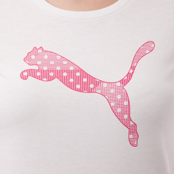 Koszulka damska PUMA T-SHIRT FUN GRAPHIC ESS 83219402 kolor biały