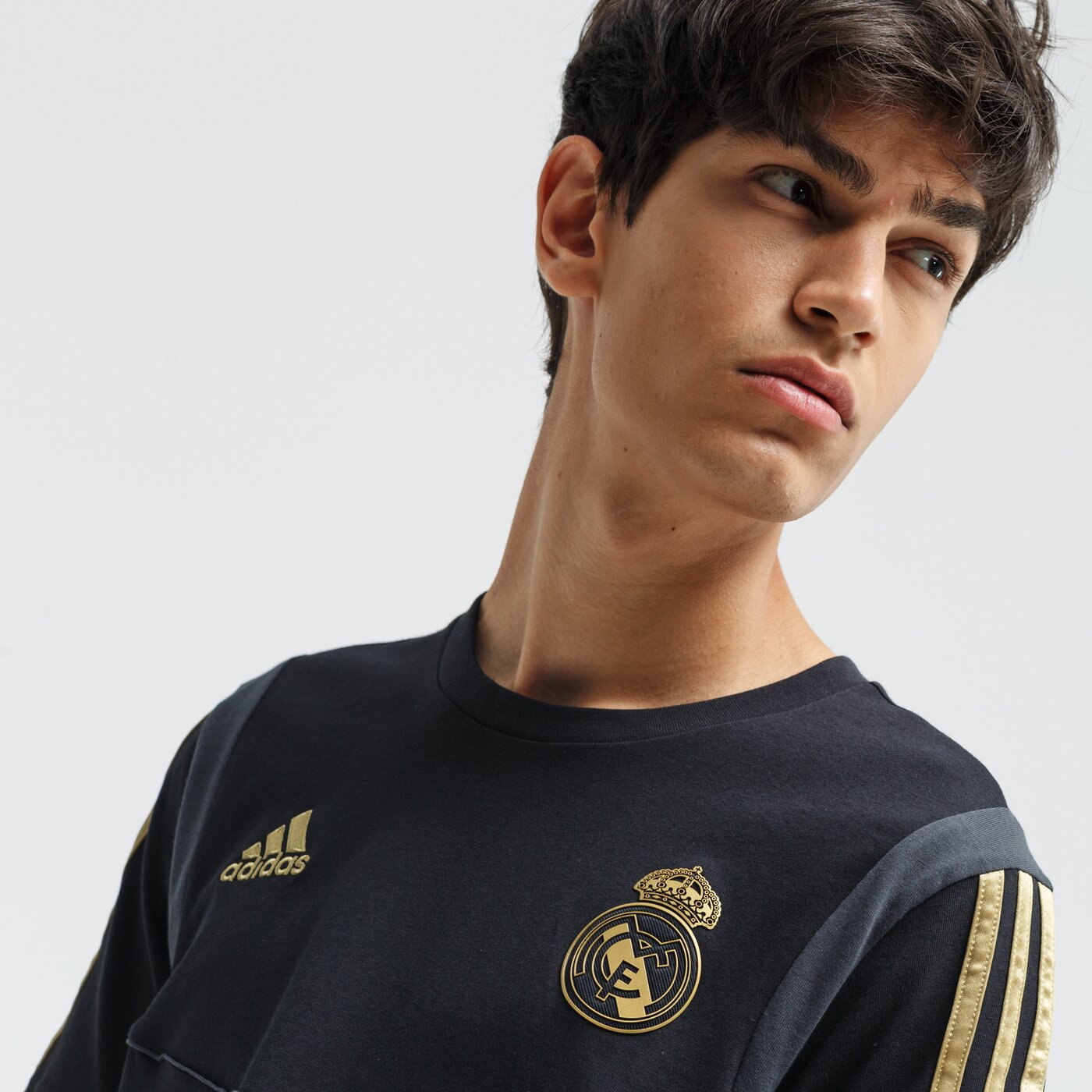 Koszulka męska ADIDAS T-SHIRT SS REAL dx7852 kolor czarny