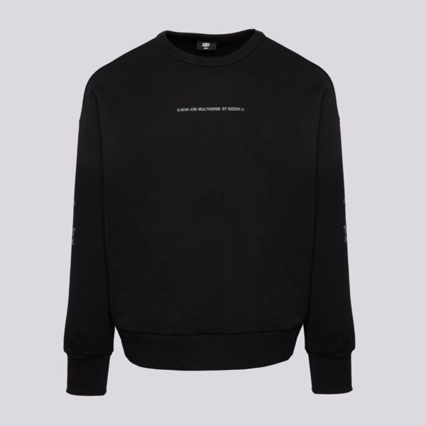 S.NOW JOB SIZEER CREWNECK “I DON'T KNOW” BLACK si123blu51001 kolor czarny