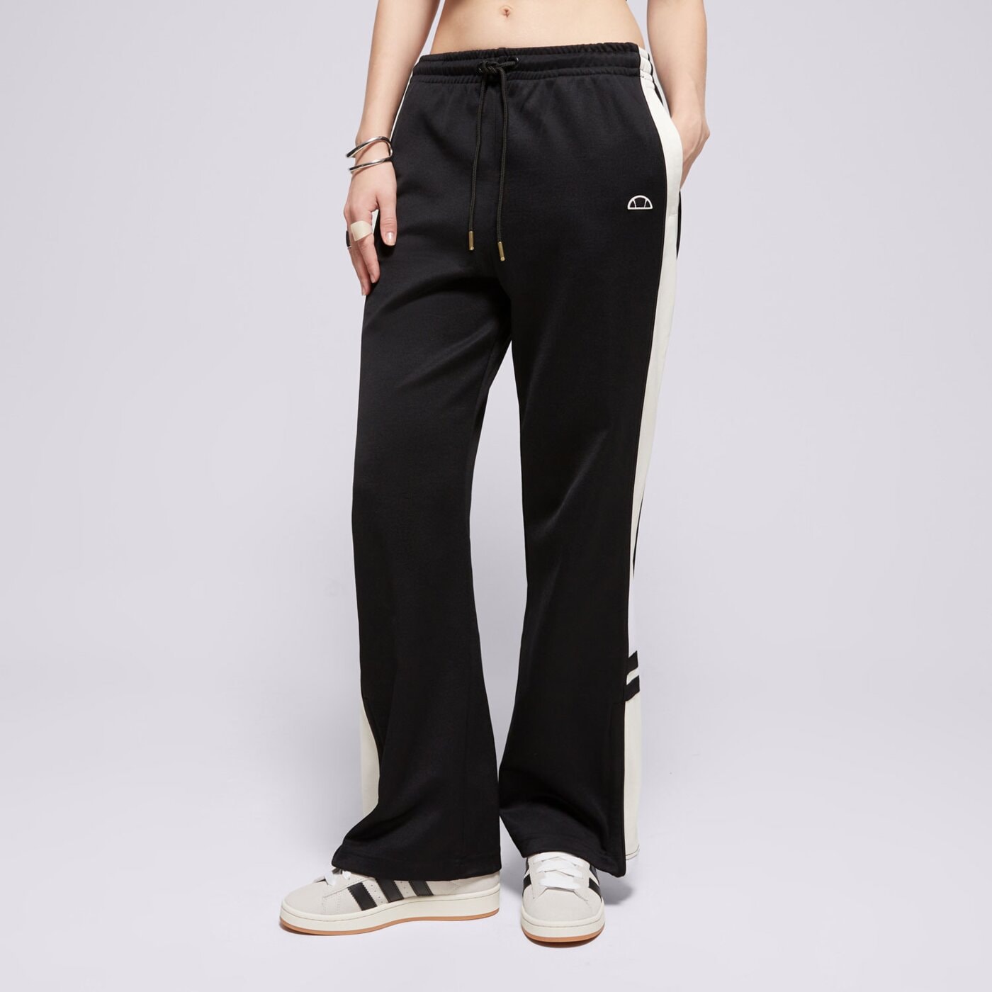 Spodnie dresowe damskie ELLESSE SPODNIE MARIANGELA TRACK PANT BLK/OFF WHT sgt19164054 kolor czarny