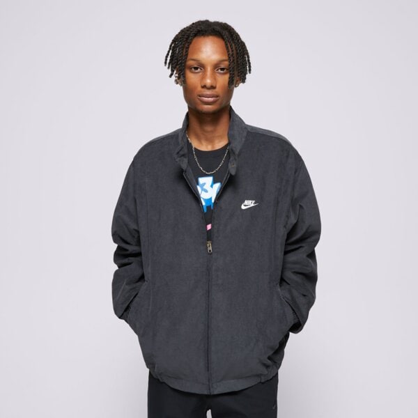 Kurtka przejściowa męska NIKE KURTKA PRZEJŚCIOWA M NK CLUB HARRINGTON CRDRY fz0631-010 kolor czarny