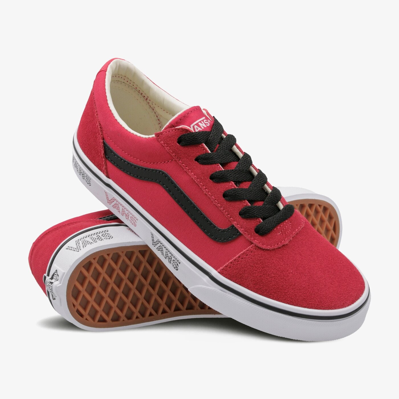 Buty dziecięce VANS YT WARD vn0a38j9vwn1 kolor czerwony