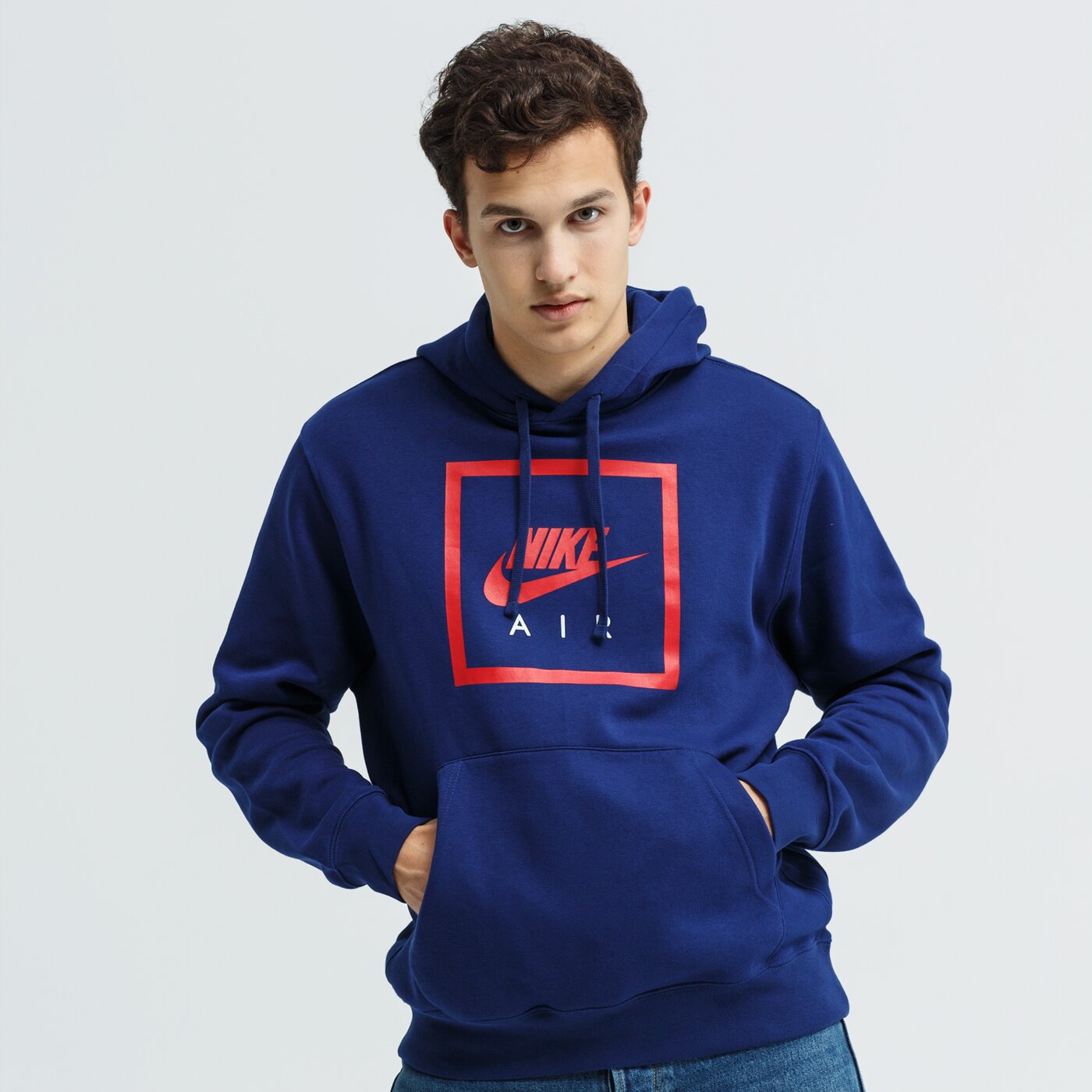 Bluza męska NIKE BLUZA Z KAPTUREM M NSW PO HOODIE  ci1052-492 kolor granatowy