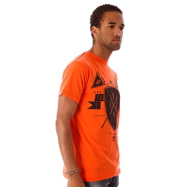 Koszulka męska UMBRO T-SHIRT SUDAN ul33tsm06852 kolor pomarańczowy