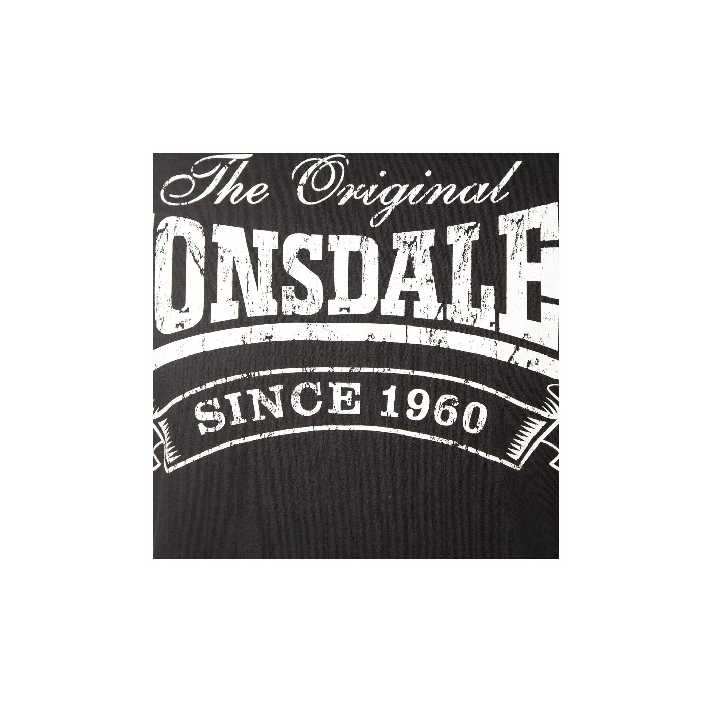 Koszulka męska LONSDALE T-SHIRT MARTOCK 1152501000 kolor czarny