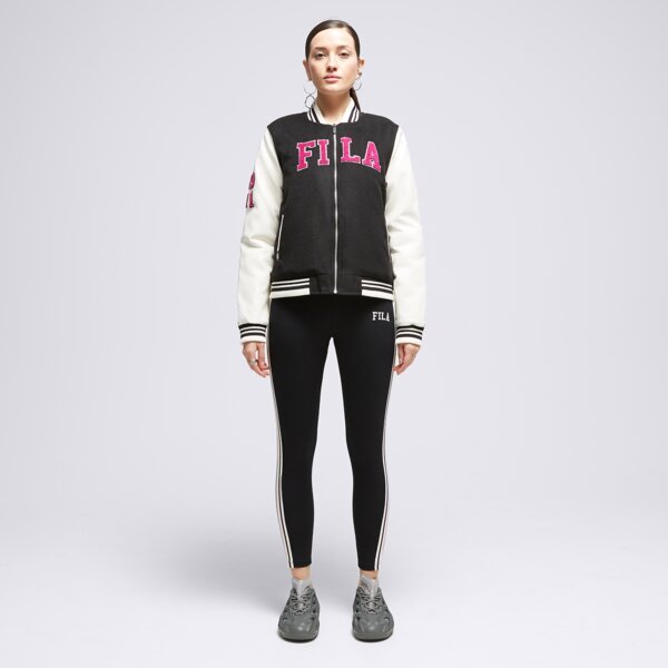 Kurtka przejściowa damska FILA KURTKA VRSTY BMBR JKT BK/PK gaiablk kolor czarny